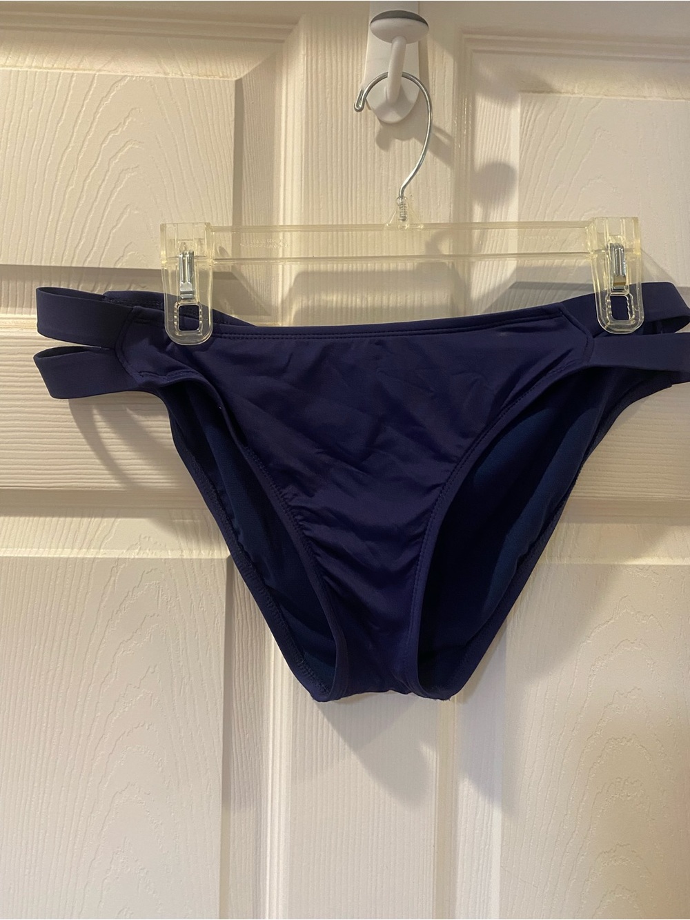 Mossimo Supply Co. Navy Double-Strap Bikini Bottom